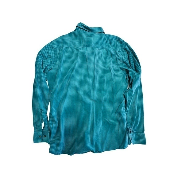 WRANGLER Button Up Men’s Size‎ Large Green - Picture 2 of 3
